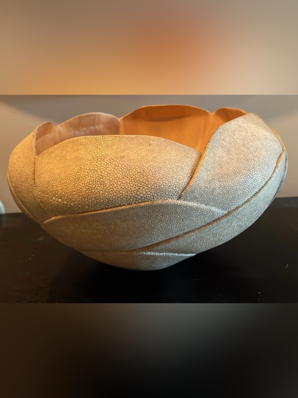 R&Y Augousti Shagreen Bowl